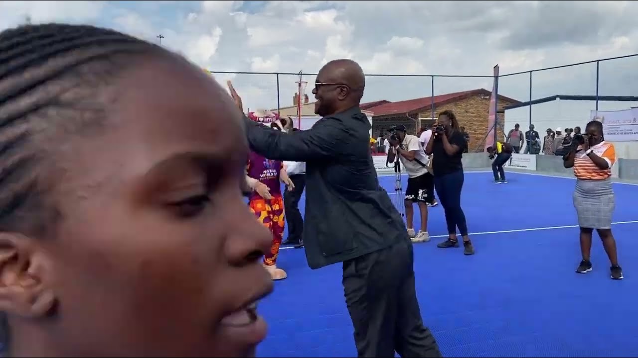 Matlapaneng Primary School Sport Court Handover on 3 March. Spokesperson Masechaba Khumalo reports.