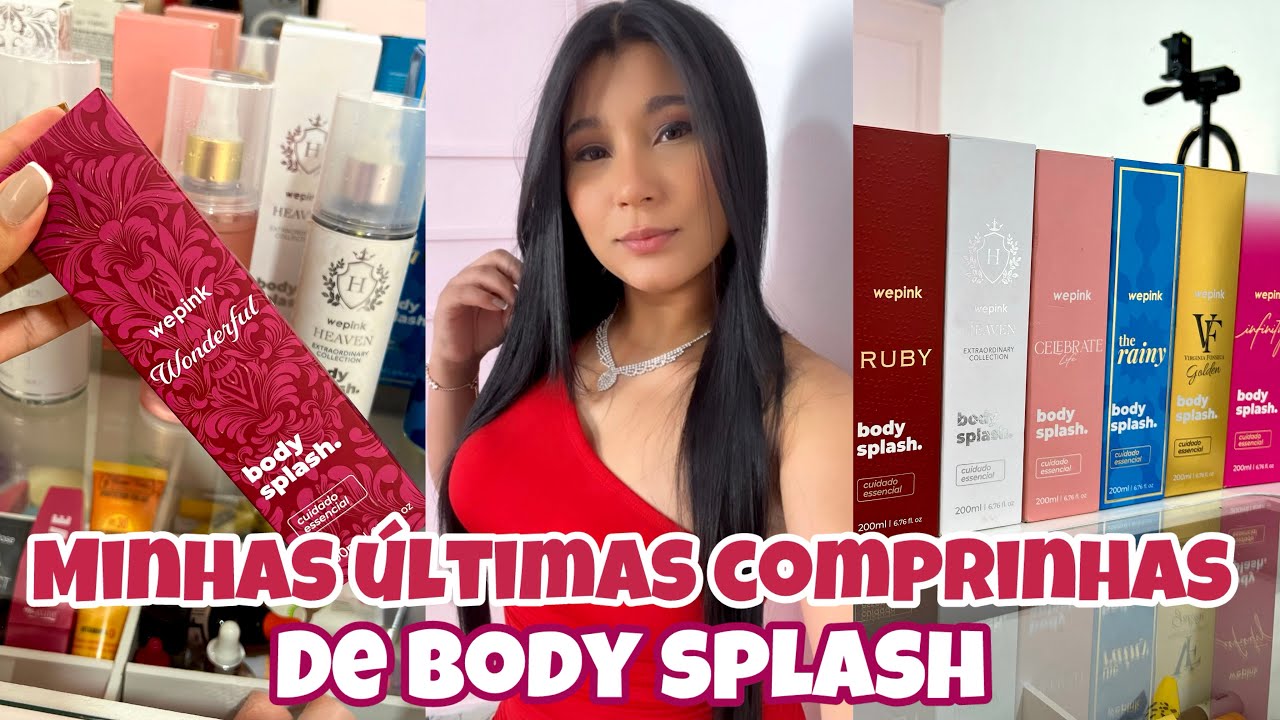 Body splash novos na coleção 🛍️🧡✨ #comprinhas  #perfume #bodysplash #wepink 