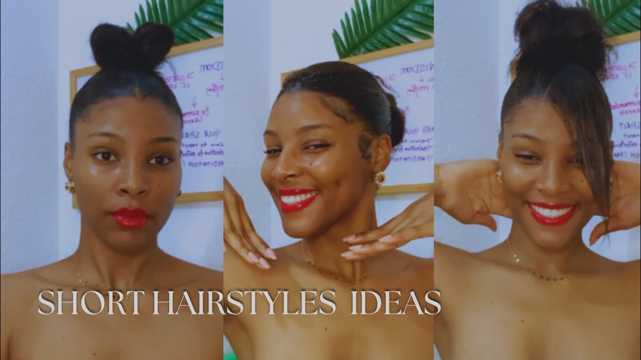 Quick & Easy Hairstyles Ideas | Short Relaxed Hair