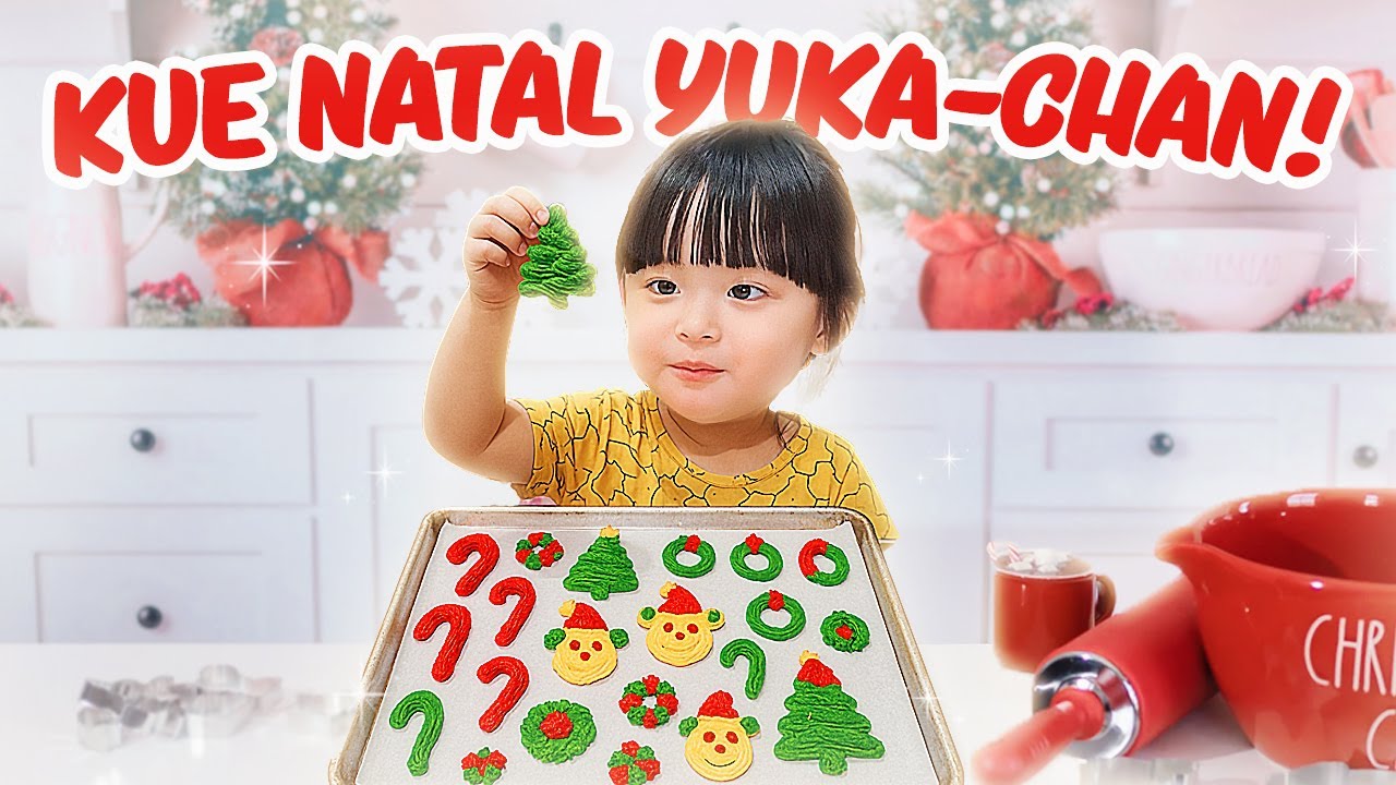 YUKA-CHAN BIKIN KUE NATAL LUCU! | vlog