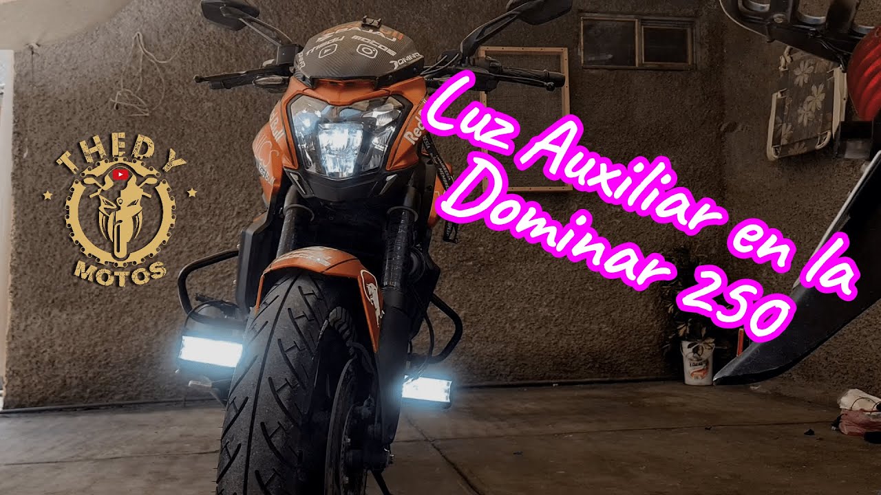 ¡Cómo instalar auxiliares en tu Dominar 250! - Y para calquier moto