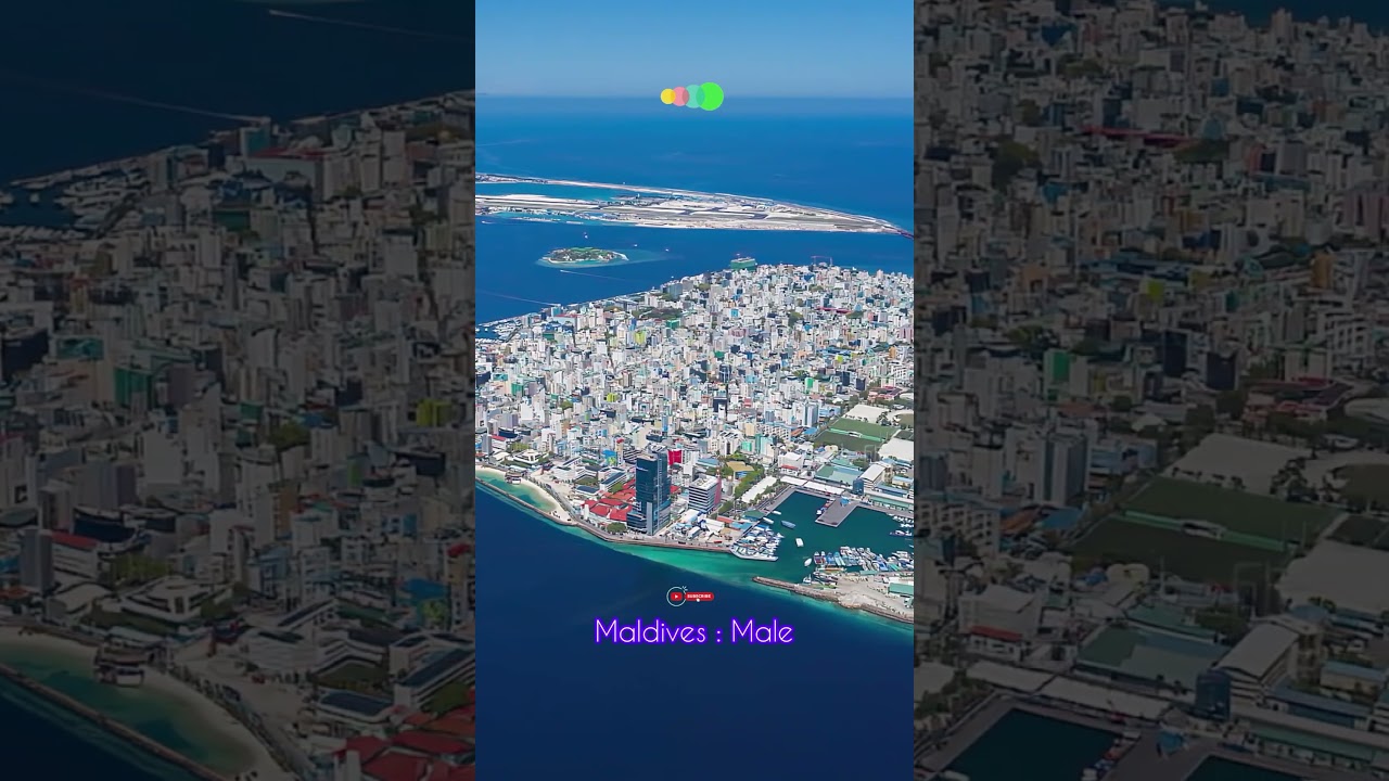 Maldives 🇲🇻 : Male city ✈️🌊😍#maldives #maldivesresorts #trending #shorts  #tiktok