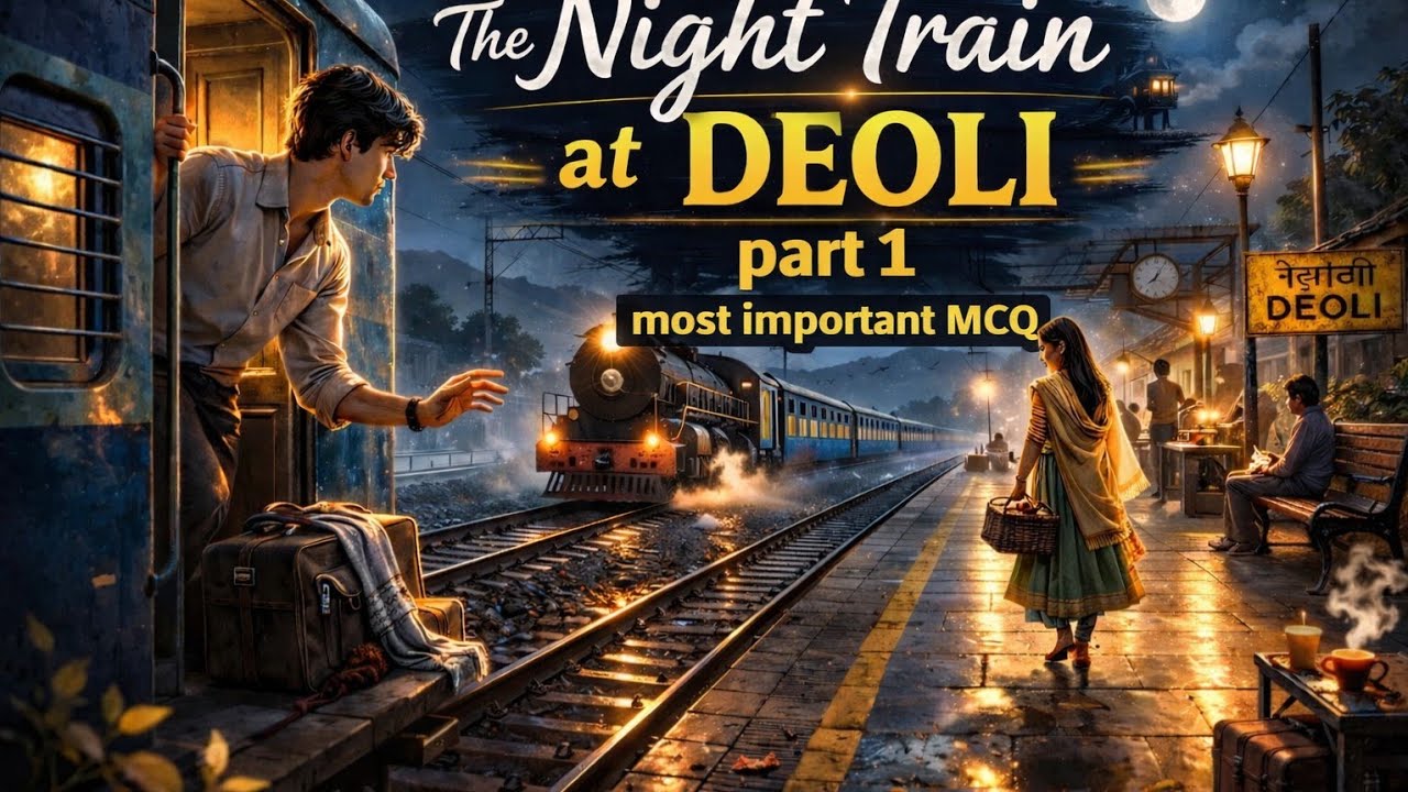 Most Important MCQ from 'The Night Train at Deoli' #wbchsesem3 #thenighttrainatdeoli #mcqsem3 