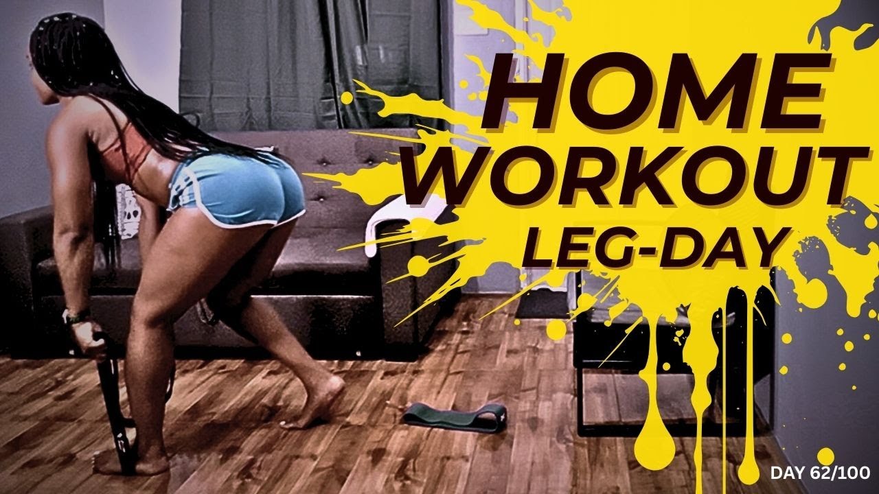DAY 62/100 | LEG DAY RESISTANCE BAND WORKOUT | CHRISS CHOREO