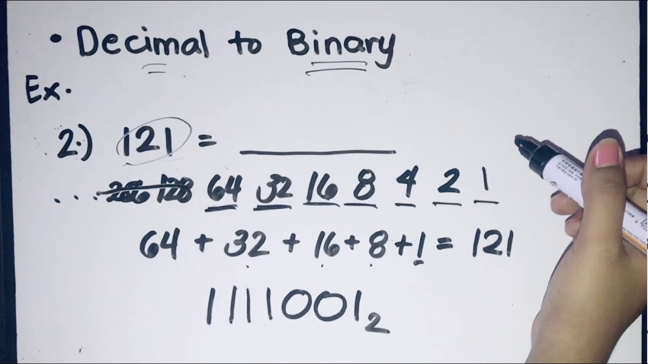 MMW- Continuation of Binary Numbers Conversion (Decimal to Binary)