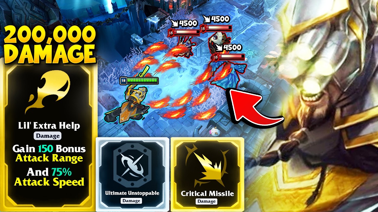200,000 DAMAGE Master Yi: Bonus Attack Range + Infinite Missile Spam | ARAM Mayhem