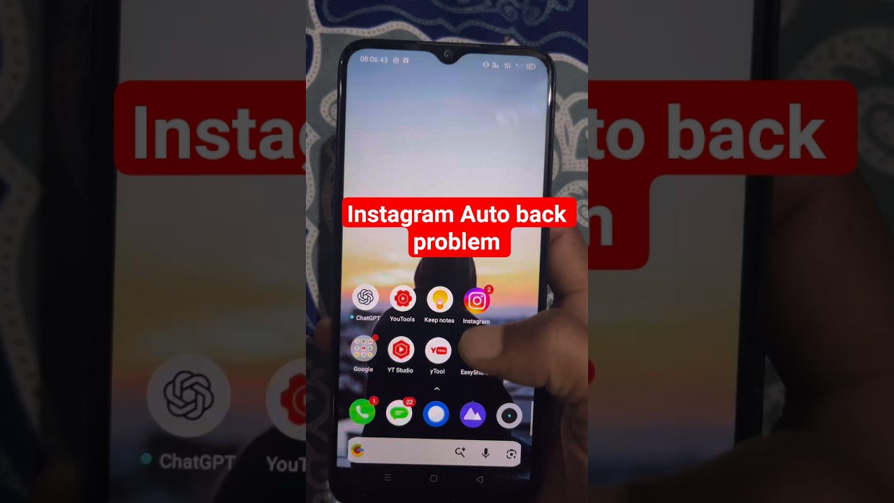 Instagram Auto back Problem Today || Fix Instagram Keeps Stopping  || instagram glitch #instagram