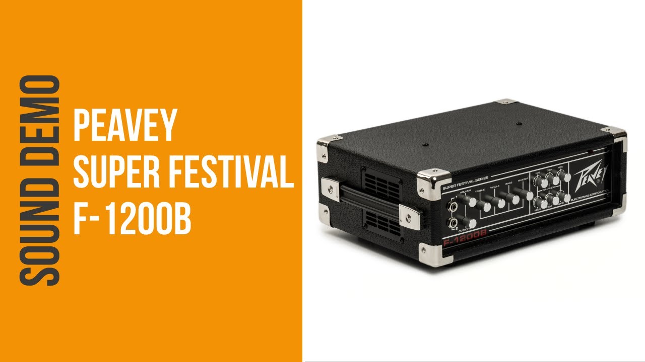 Peavey Super Festival F-1200B - Sound Demo (no talking)