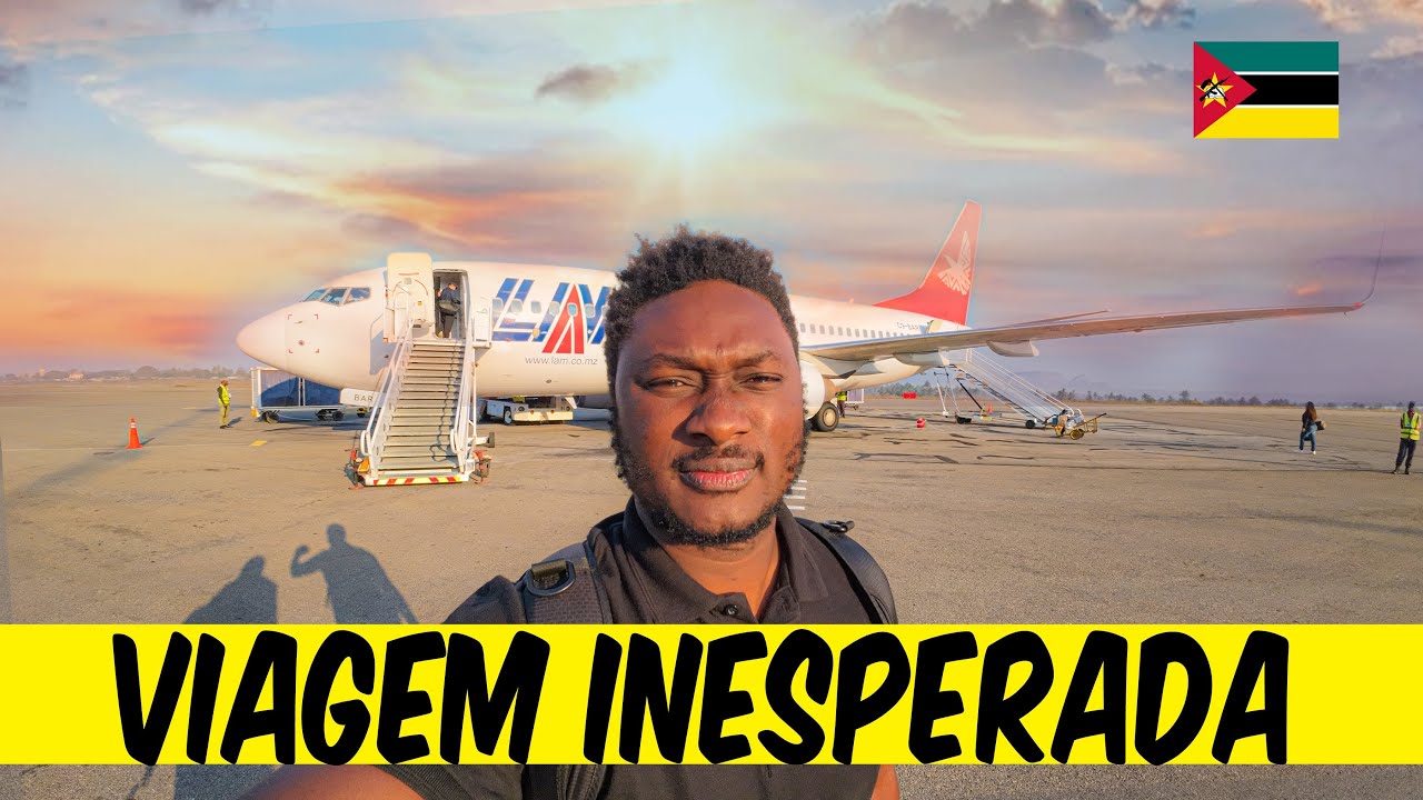Avião AVARIOU e LAM pagou Hotel de LUXO em NAMPULA, MOÇAMBIQUE - ÁFRICA 🇲🇿 💥🚨