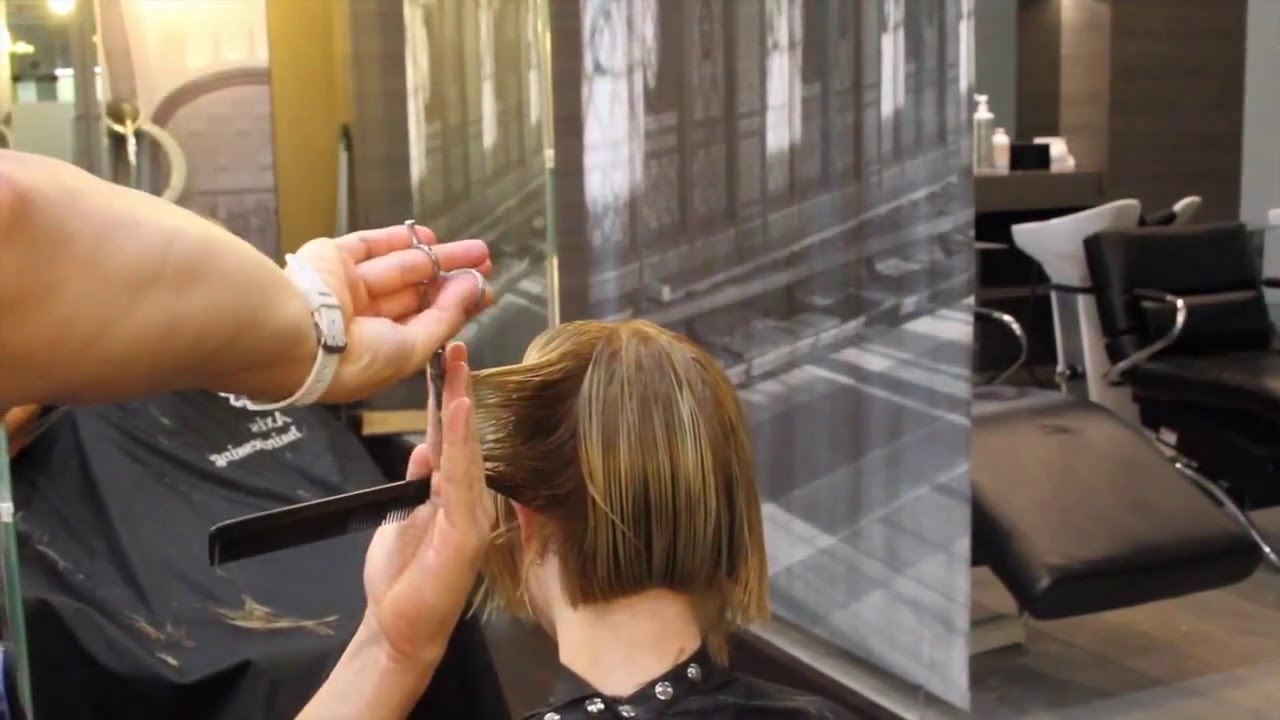 From Long to Short Asymmetrical Bob Cut - By Adam Ciaccia