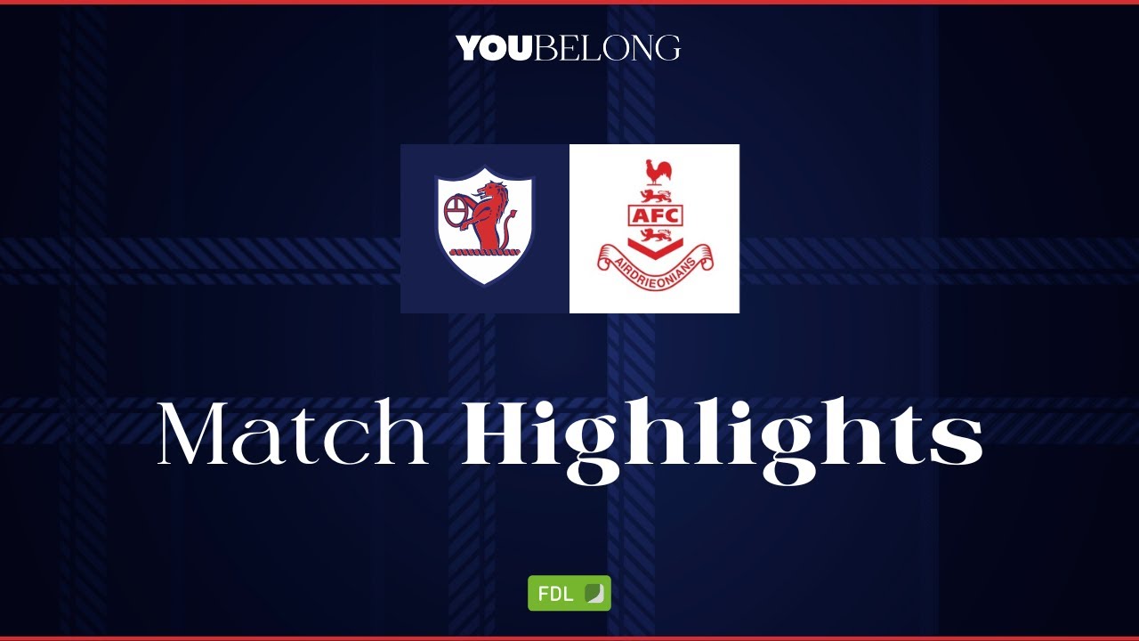 HIGHLIGHTS | Raith Rovers 0-1 Airdrieonians | 02/02/24