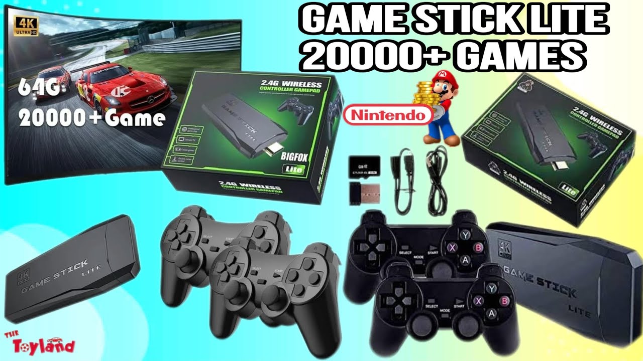 4K Game Stick Lite with 20000+ Games 😱 | M8 Game Stick Review 🎮 | Retro Game Stick