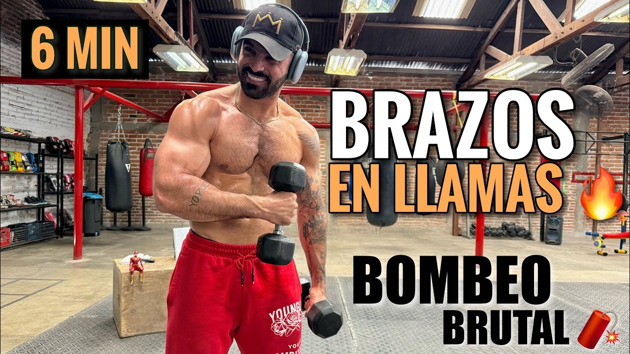 BRAZOS en Llamas: La Rutina de BICEPS M&aacute;s INTENSA en 6 Minutos🔥