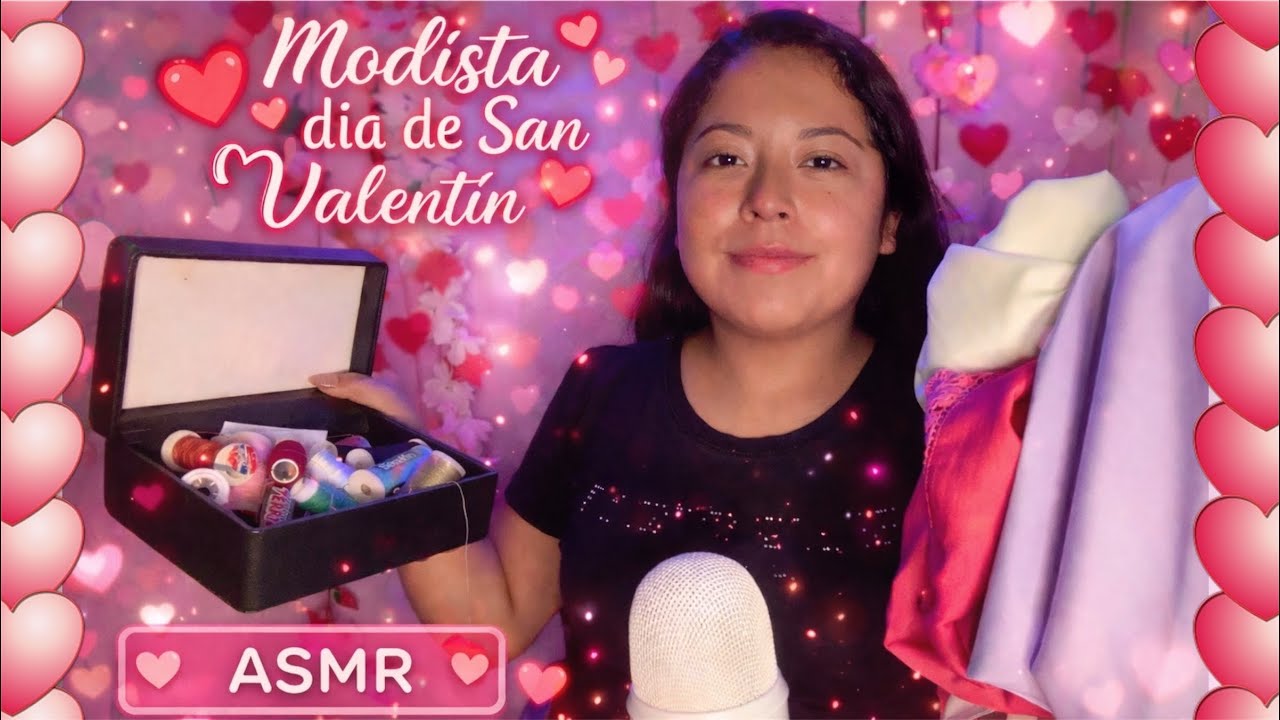 Modista hace tu ropa para el día de san Valentín Role play ASMR EN ESPAÑOL