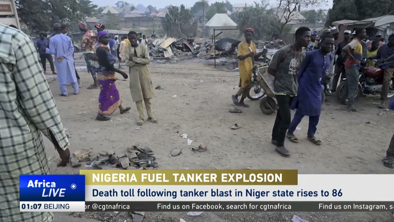 Nigerian death toll from fuel tanker explosion rises to 86