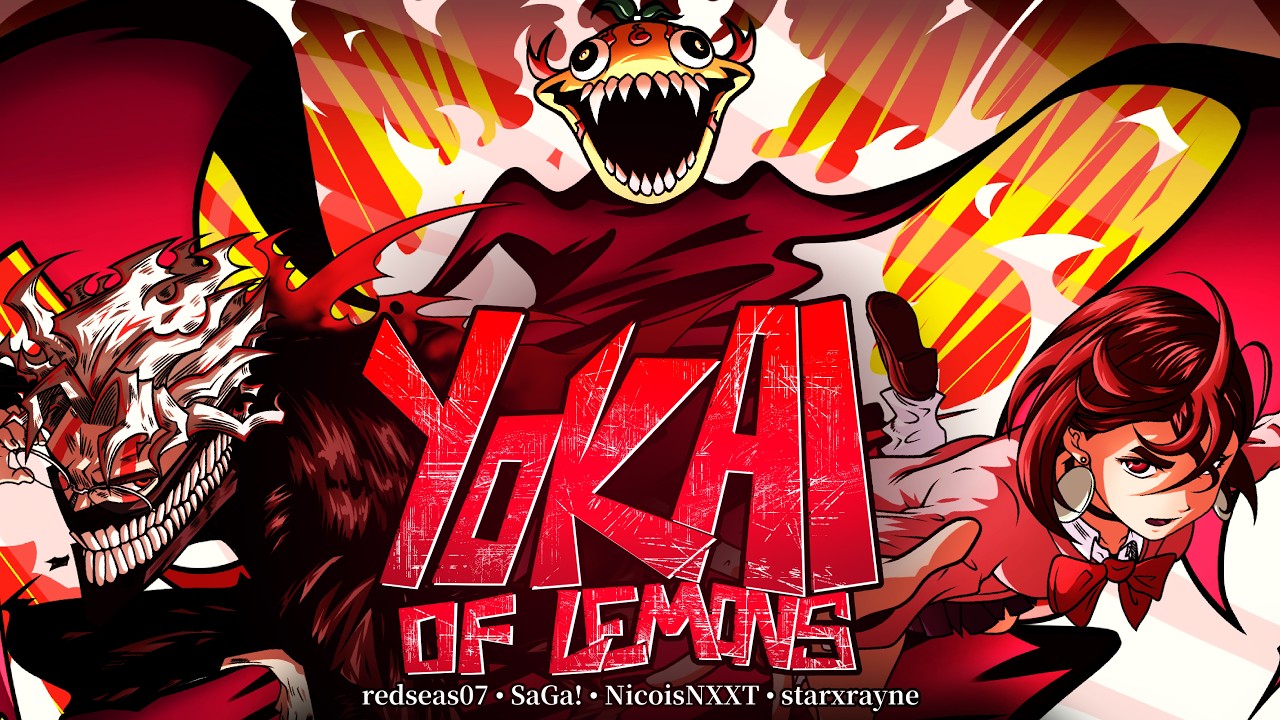 yokai of lemons (feat. @sagadacasinha, @NicoisNXXT, @starxrayne) - A DANDADAN FNF Concept