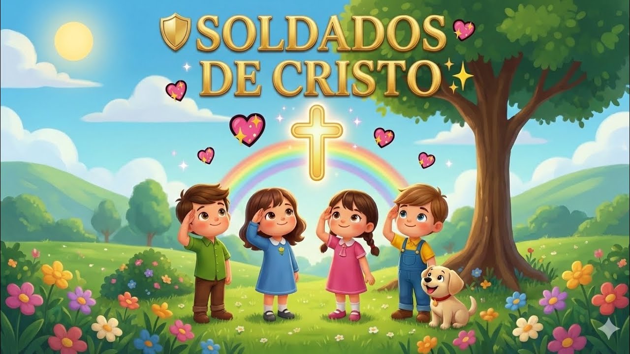 🌈✨ Soldados de Cristo | Música Infantil Cristã ✨🌈