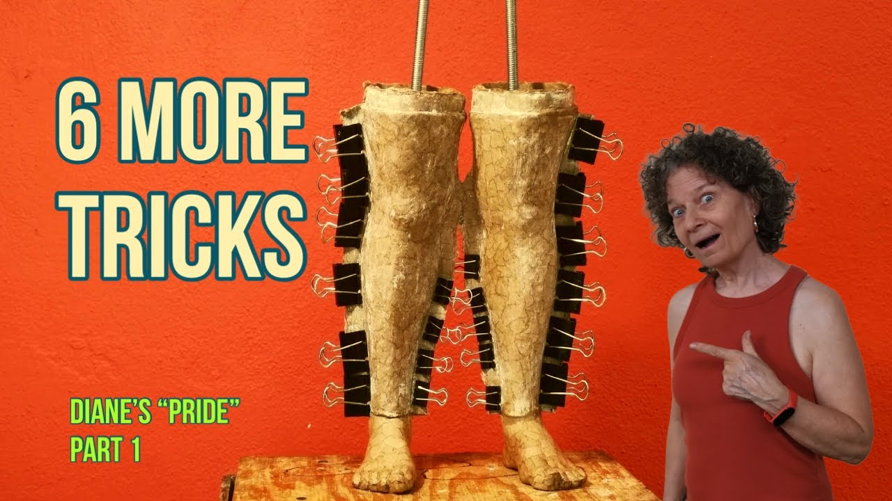 THE MOST SATISFYING paper mache sculpture technique