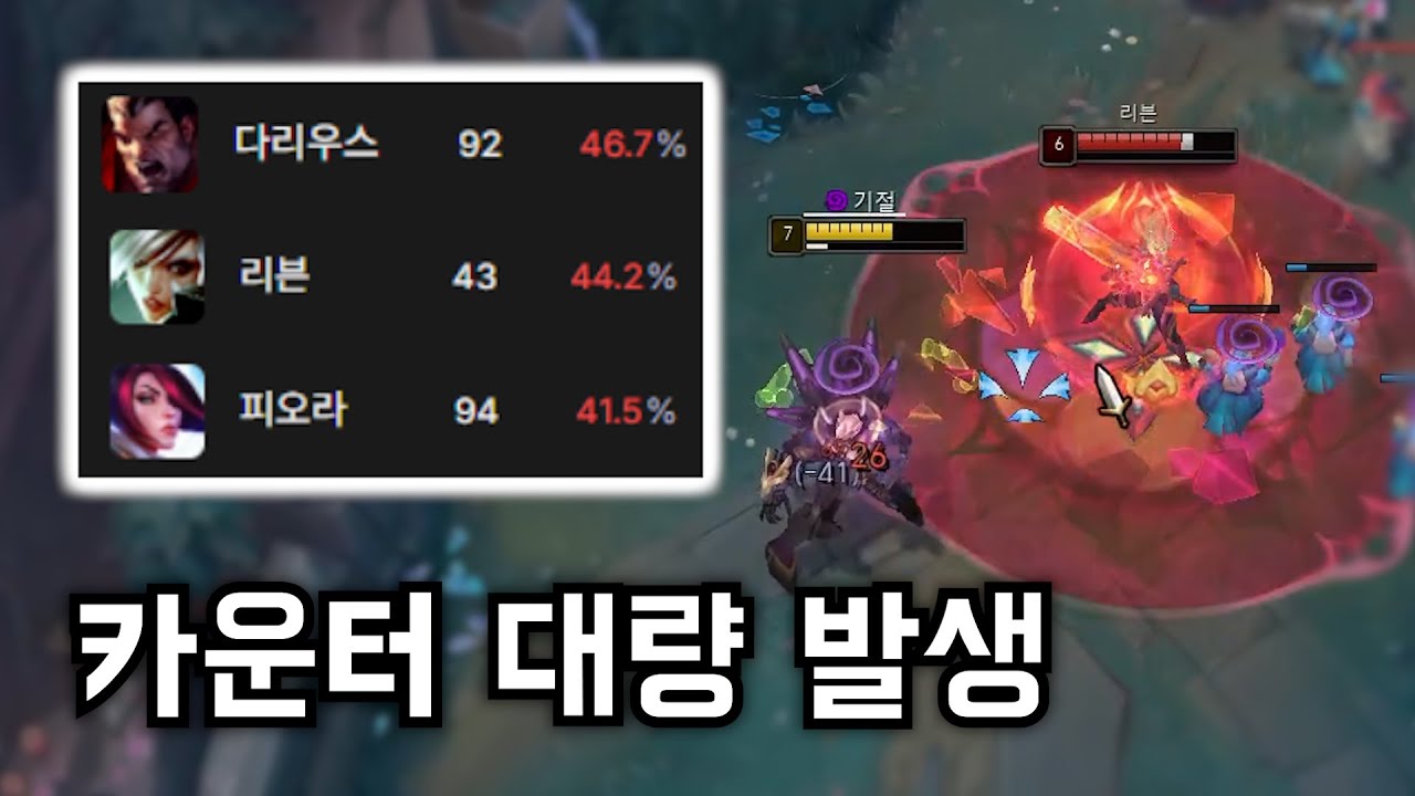 세트로 이제는 너무 힘들어진 손싸움 상대들