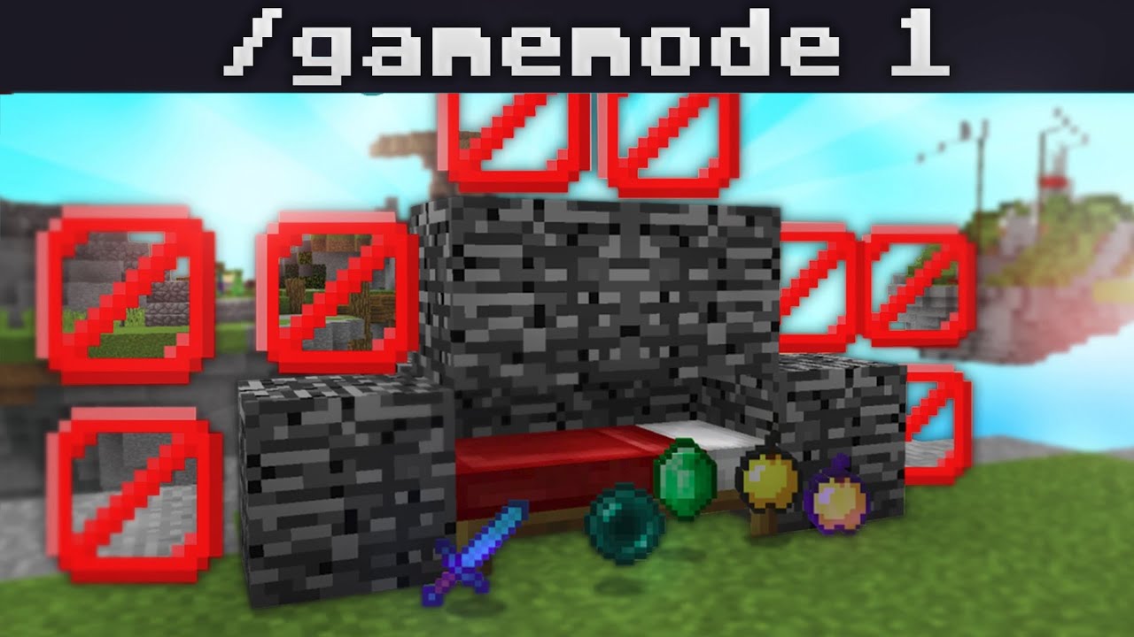 BEDWARS TROLL *gamemode 1, tek atan kılıç..* -minecraft troll