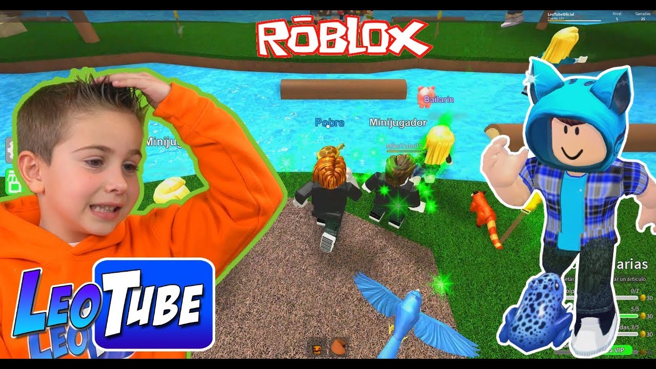 Leo y Mikel en Epic Mini Games en Roblox