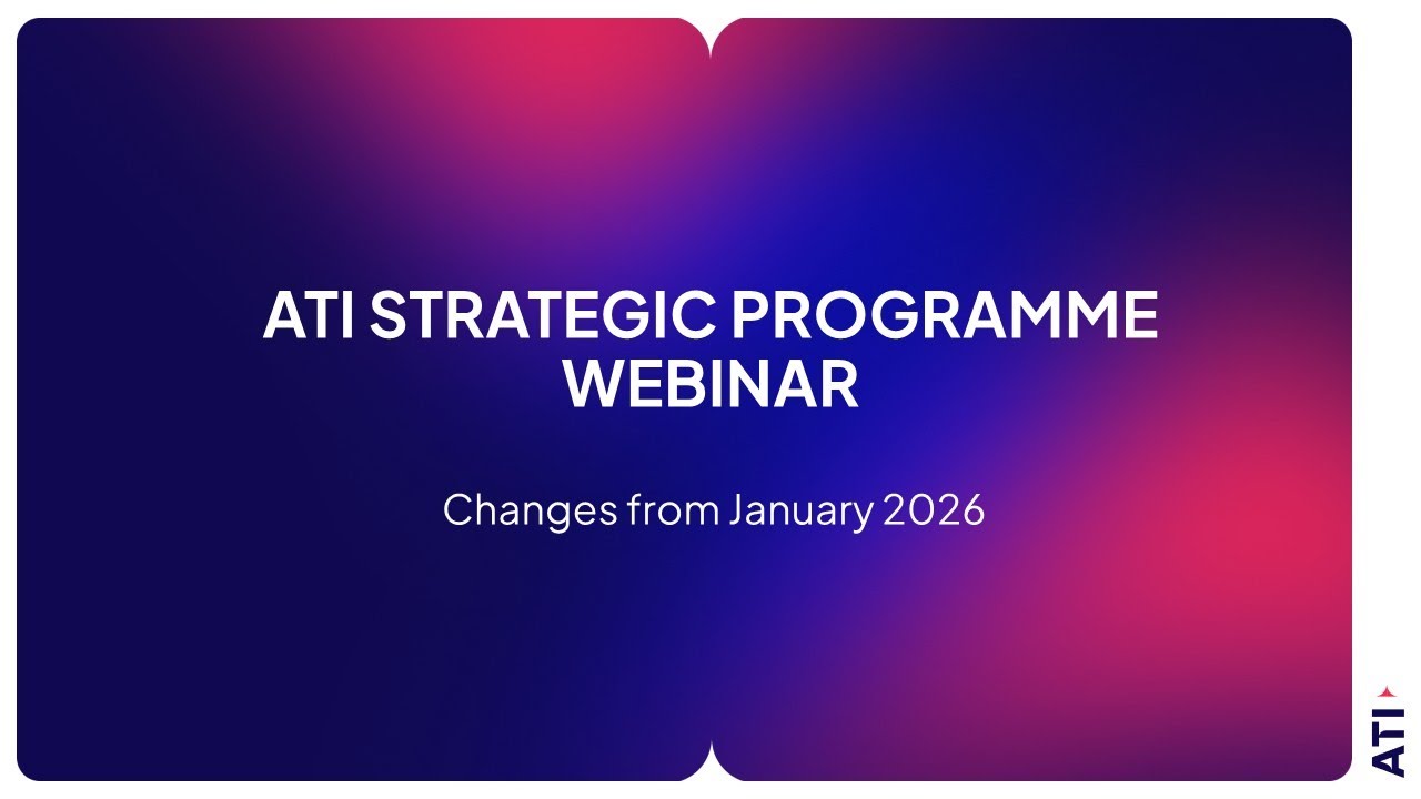 ATI Strategic Programme Webinar