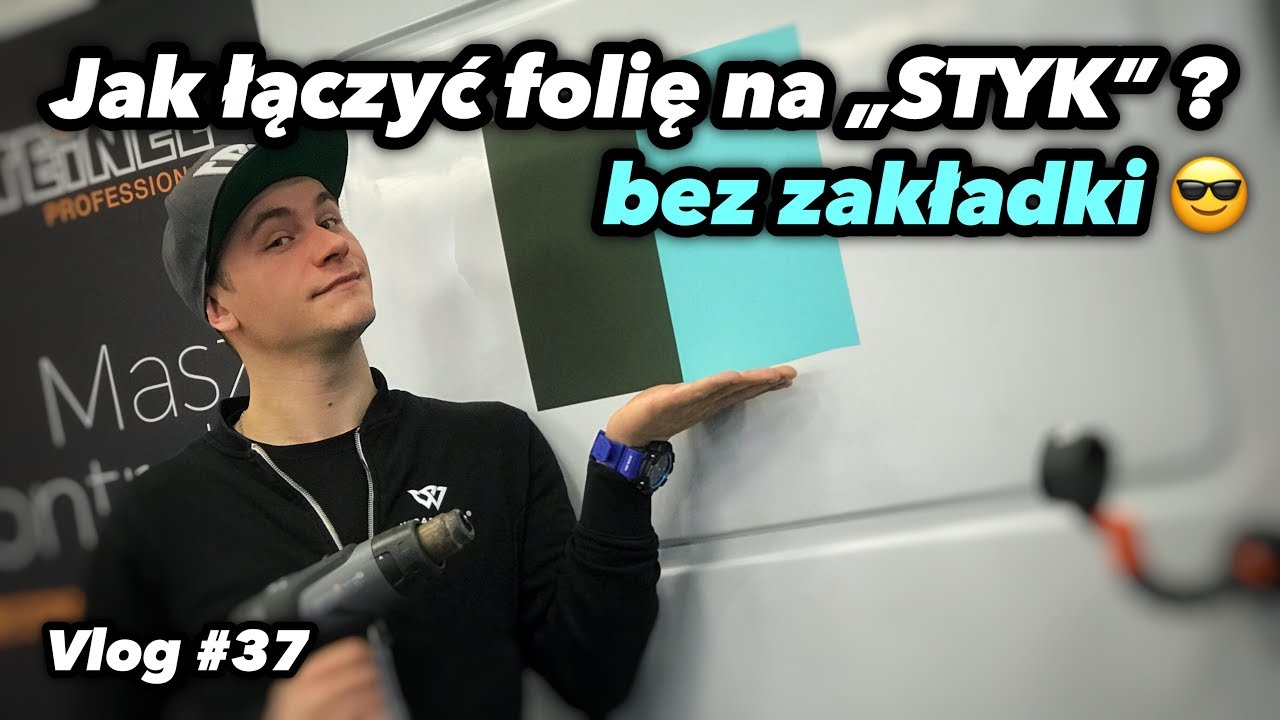 Jak połączyć 2 FOLIE na 👉STYK👈 bez widocznej ZAKŁADKI ? - Vlog #37