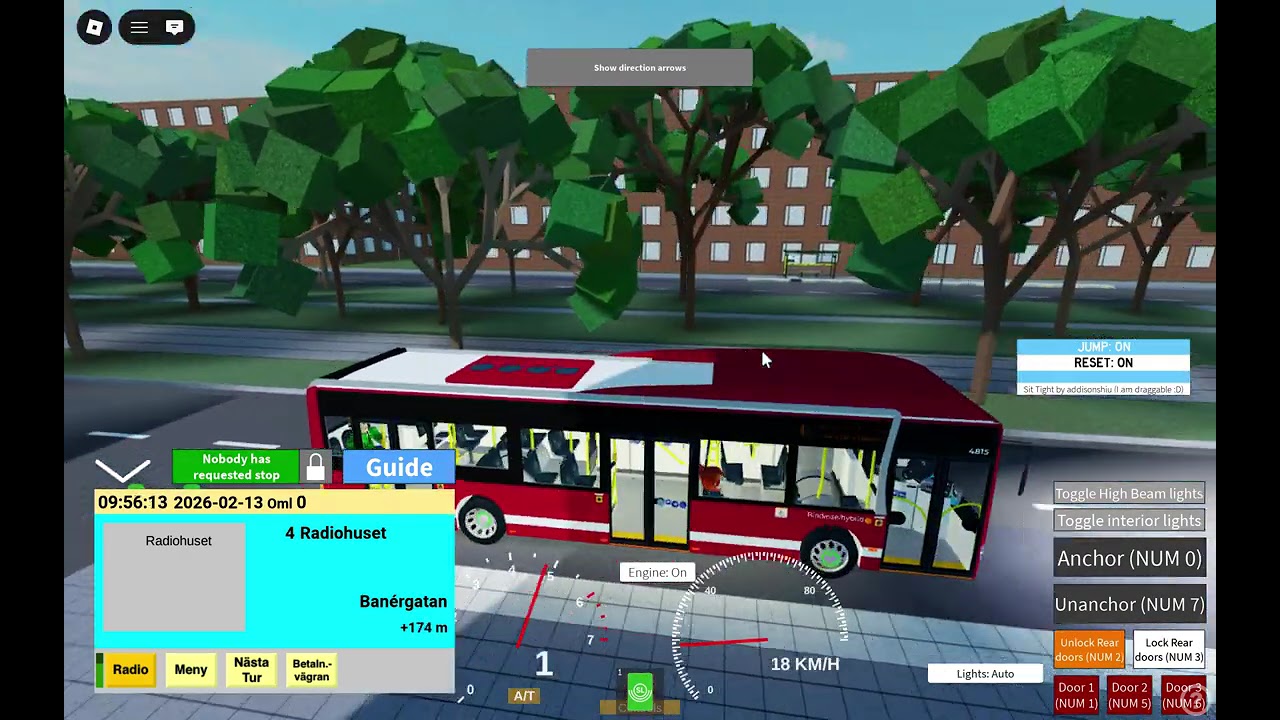 Stockholm bus sim ride line 4 Roblox
