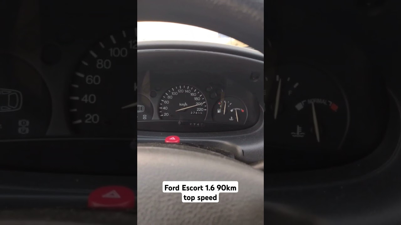 #ford escort 1.6 16v 90km #topspeed