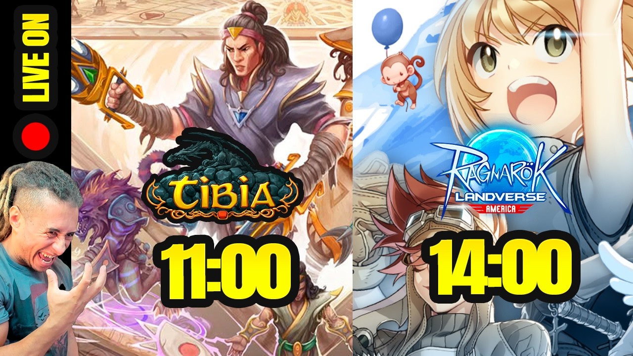 LIVE ON: TIBIA ONLINE & RAGNAROK LANDVERSE❗RAG