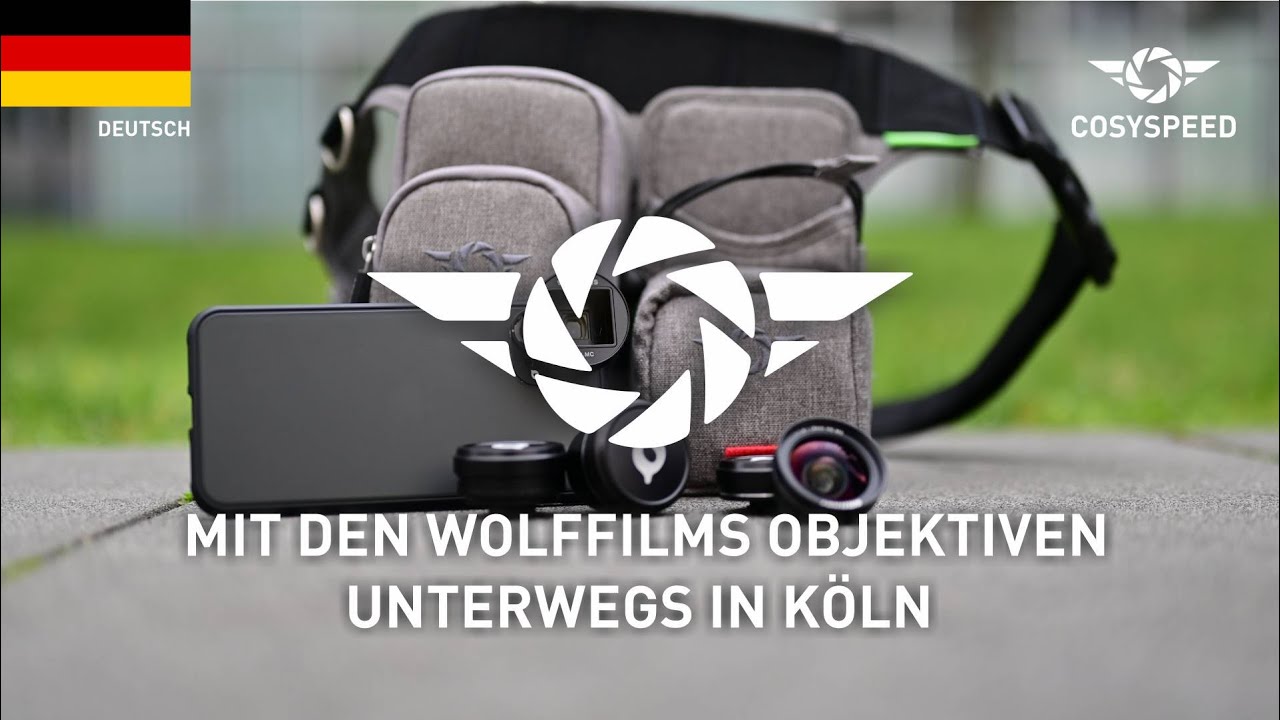 Mit den Wolffilms Smartphone-Objektiven (in der PHONESLINGER) unterwegs in Köln