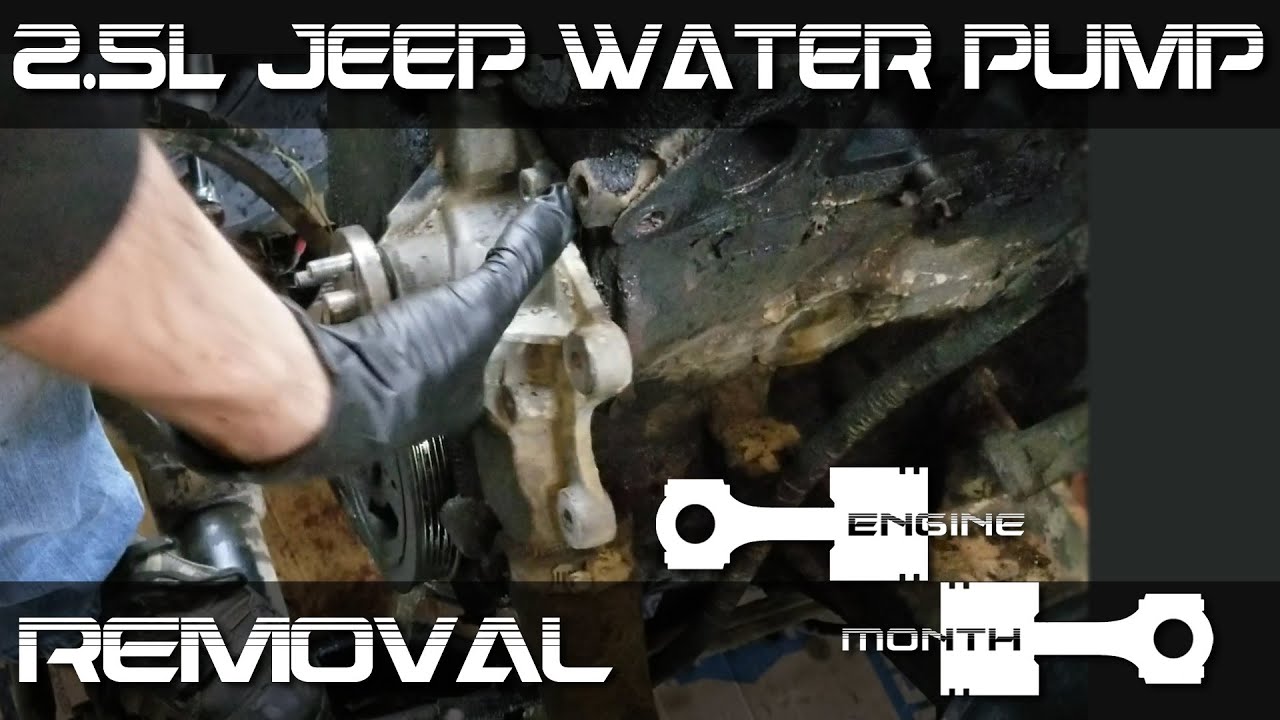 Water Pump Removal Jeep 2.5L 4 Cylinder YJ
