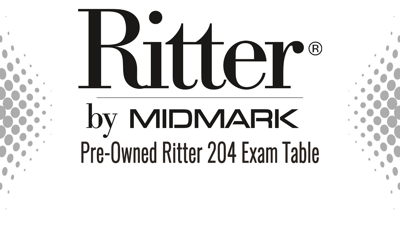 Pre-Owned Ritter 204 Exam Table &middot; Medical Equipment Sales & Repair