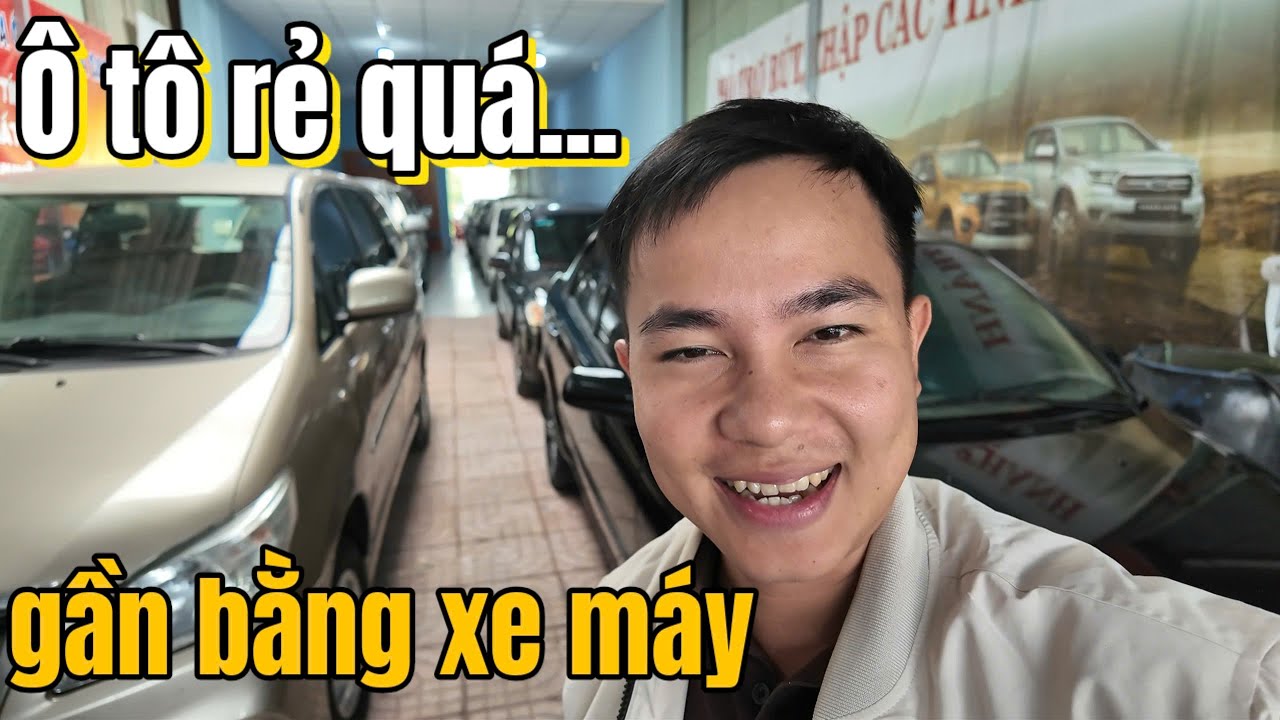 Ô tô càng thịnh hành giá càng rẻ Citi Innova i10 Kia Morning dưới 100tr Spark Gentra chợ ôtô Hòa Lợi