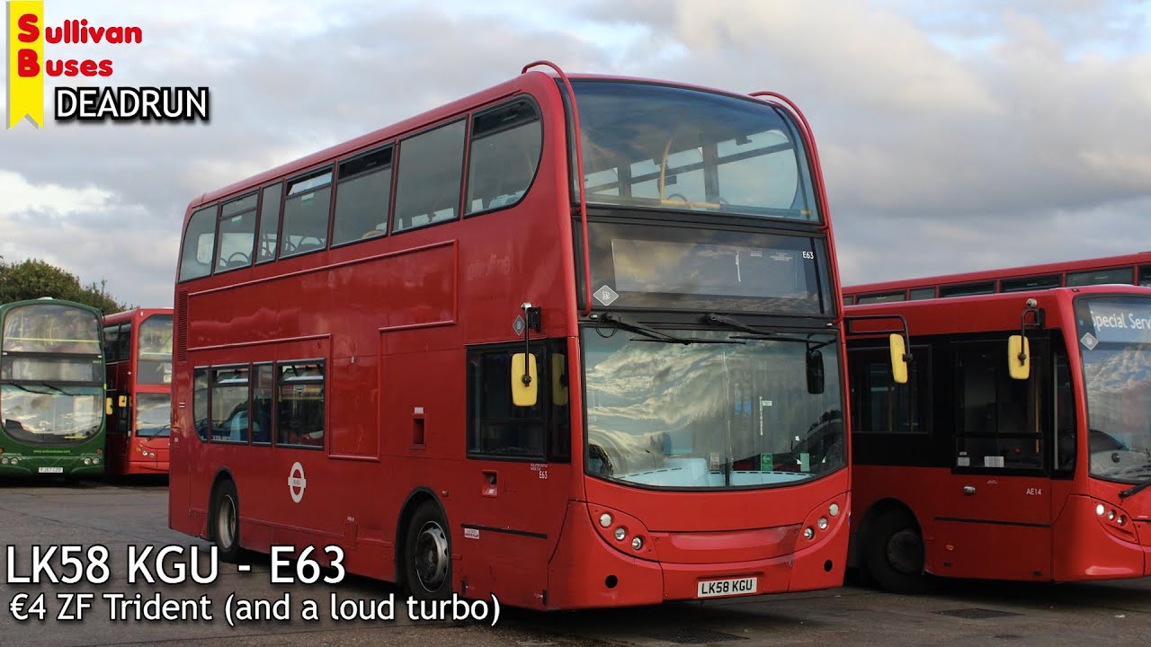 Full Kickdown + Loud Turbo | &euro;4 ZF E400 Trident, Sullivan Buses E63/LK58KGU | Deadrun to SM
