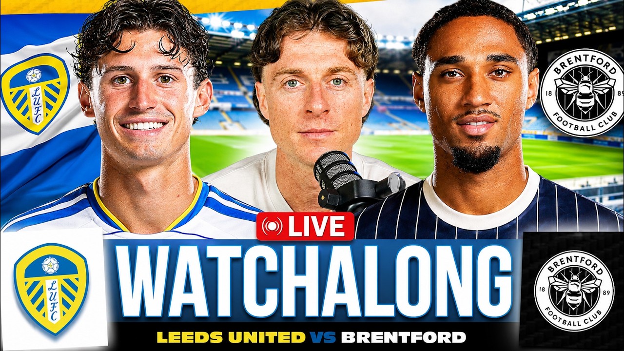 LEEDS UNITED 1-1 BRENTFORD LIVE WATCHALONG! 🚨 | Premier League Live Reaction & Commentary