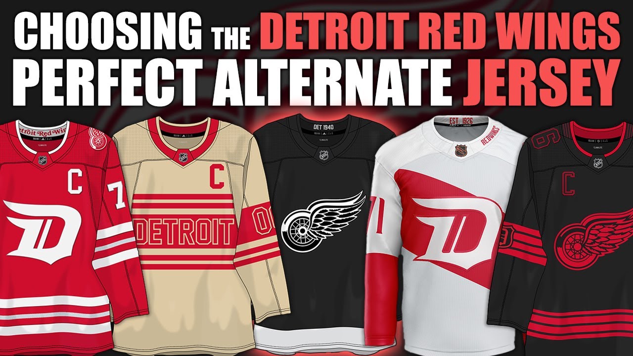 Choosing the PERFECT Detroit Red Wings Alternate Jersey