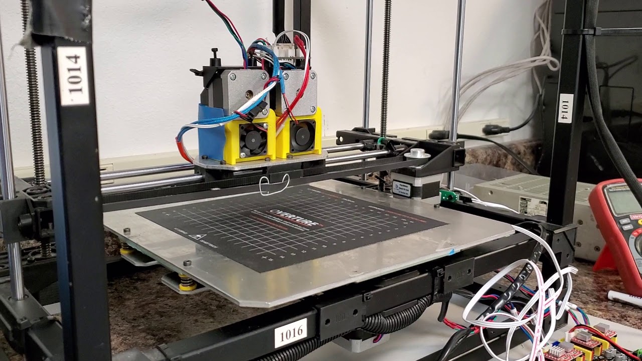 RigidBot Tango Replacement Homing Test 1