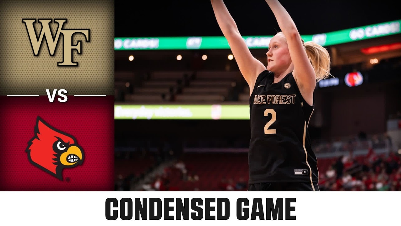 Wake Forest vs. Louisville Condensed Game | 2025-26 ACC Women's Basketball