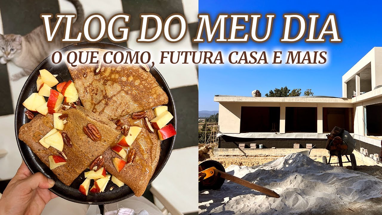 VLOG DO MEU DIA - O QUE COMO COM RECEITA DE ARROZ DE BROCOLOS, A OBRA DA NOSSA FUTURA CASA E MAIS