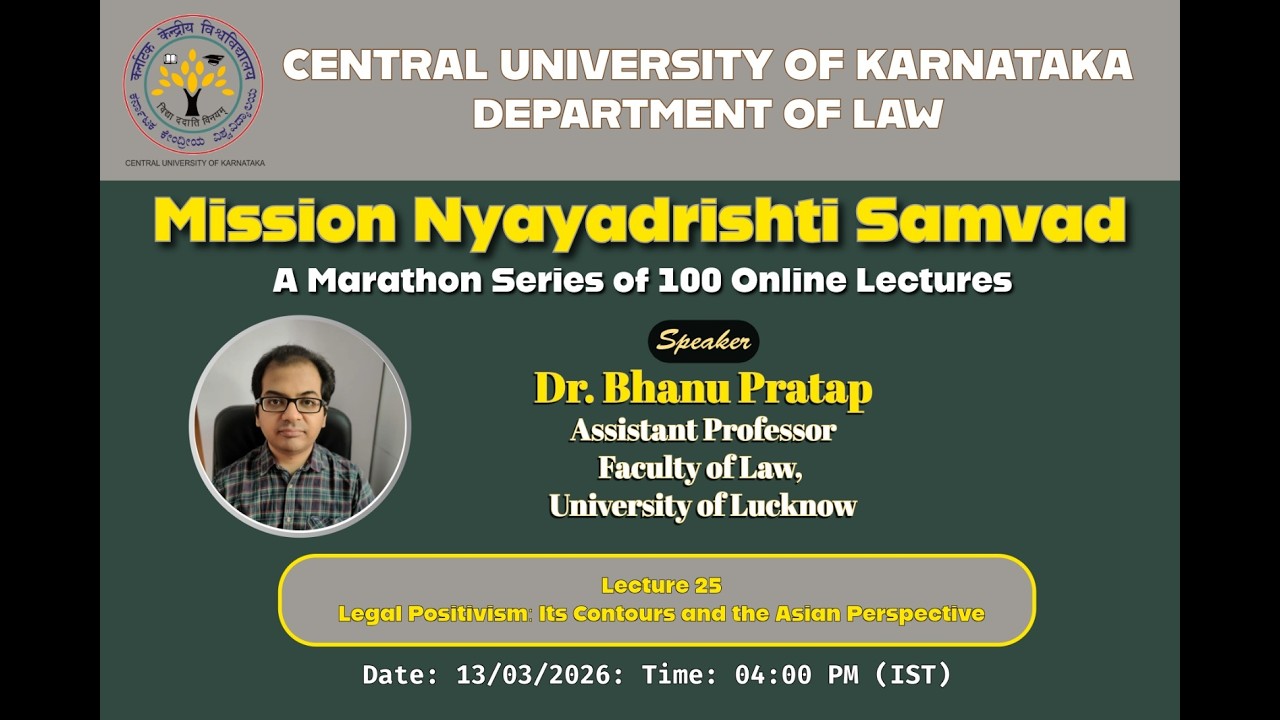 Lecture 25 Mission Nyayadrishti Samvad