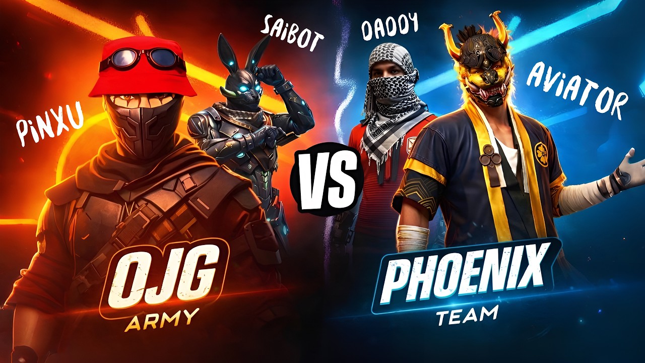 OJG ARMY vs TEAM PHOENIX 🔴 LIVE | GRAND FINALS | NIGHT FURY HEAD TOURNAMENT | Ft. CASTER FLASH