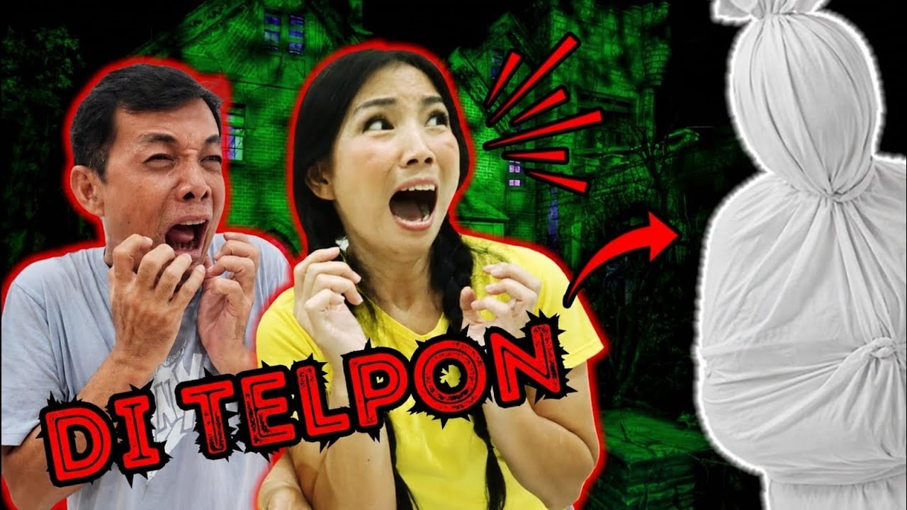 DITELPON POCONG MALAM-MALAM ! SUARANYA SERAM SEMUA TAKUT PENAMPAKAN !! Drama CnX Adventurers