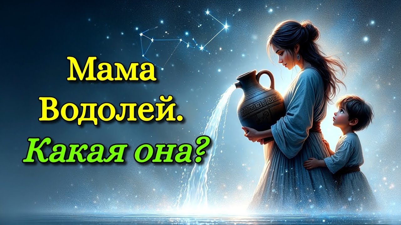 Мама-Водолей: любовь, что не держит, а вдохновляет.