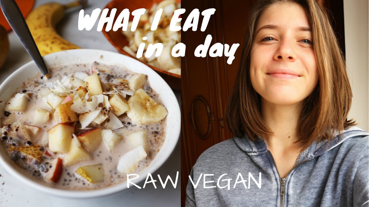 COSA MANGIO IN UN GIORNO | crudista e vegano | VLOG