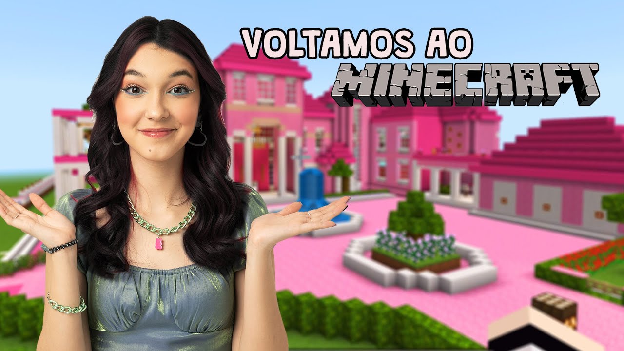 Voltamos para o Mundo da Barbie no Minecraft | Luluca Games
