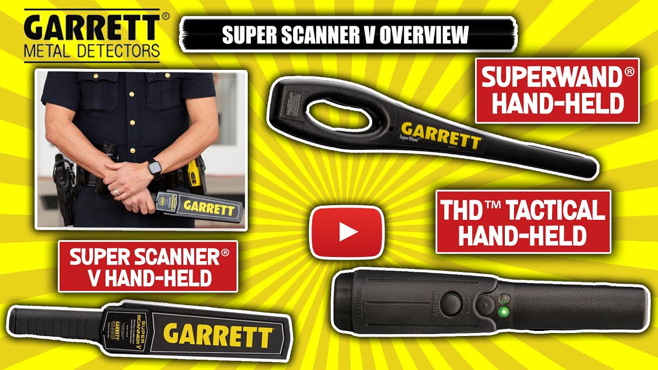 Garrett Superscannver V security wand metal detector: Overview