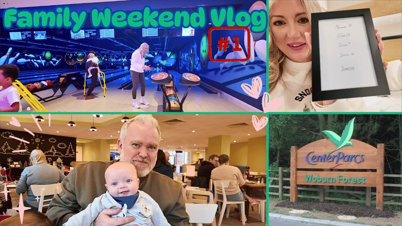 Видеоблог о семейных выходных, часть 1 | Center Parcs Woburn | Отдых в Великобритании #centerparc...