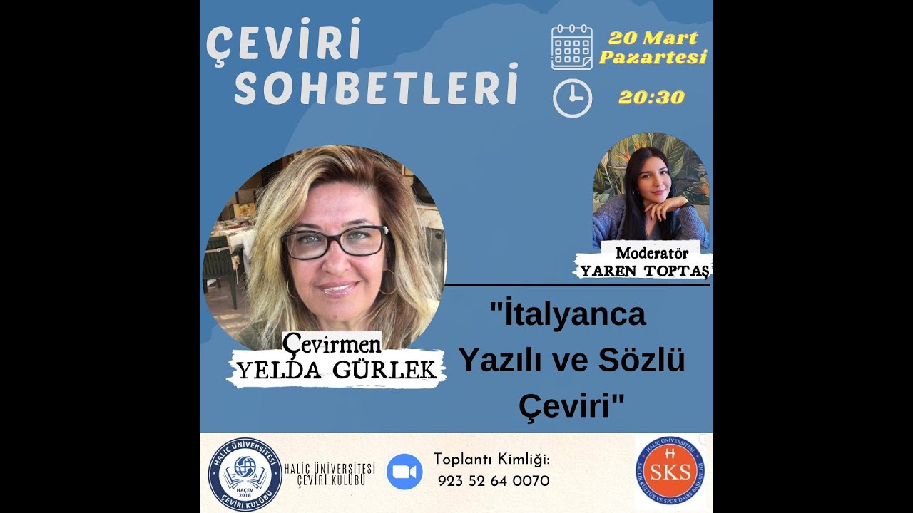 İtalyanca Yazılı ve Sözlü Çeviri - Yelda Gürlek & HAÇEV