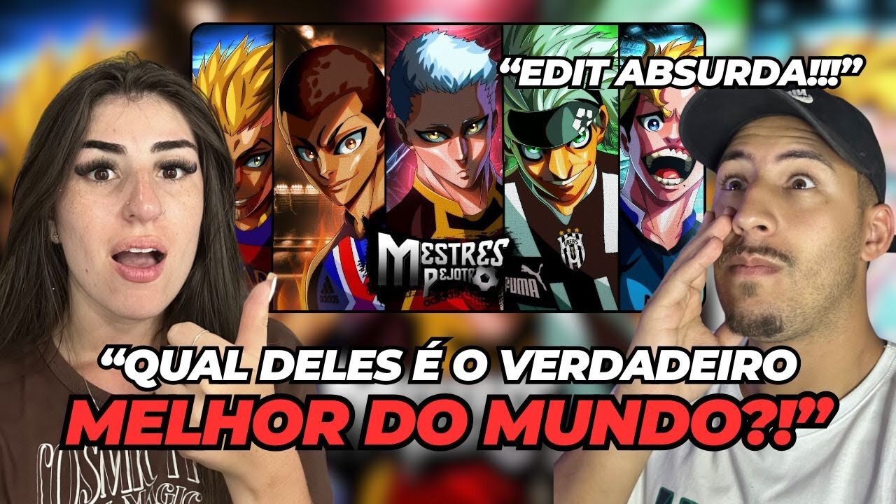 PEJOTA + BLUE LOCK = PERFEIÇÃO! | Mestres ⚽ (Blue Lock) | Os Melhores do Mundo | ‬react